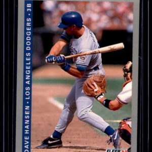 1993 Fleer - Dave Hansen #449 Los Angeles Dodgers