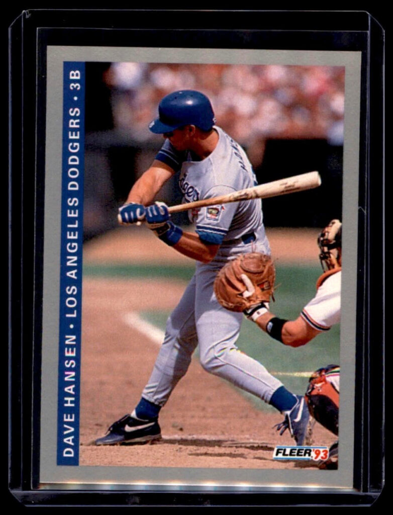 1993 Fleer - Dave Hansen #449 Los Angeles Dodgers