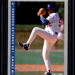 Tim Crews 1993 Fleer #444 Los Angeles Dodgers