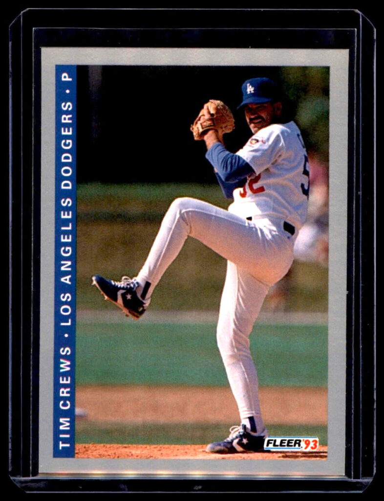 Tim Crews 1993 Fleer #444 Los Angeles Dodgers