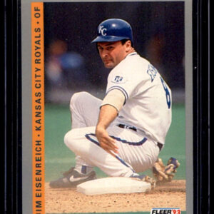 Jim Eisenreich #617 1993 Fleer Kansas City Royals Baseball Card MLB NM