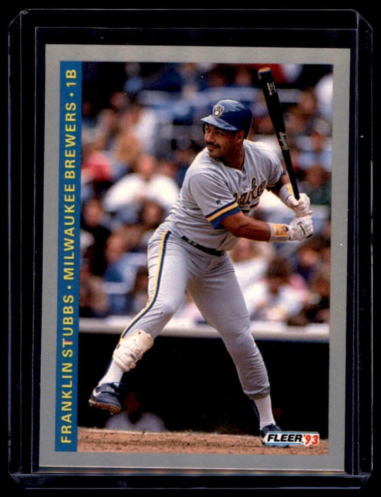 1993 Fleer - Franklin Stubbs #636 Milwaukee Brewers