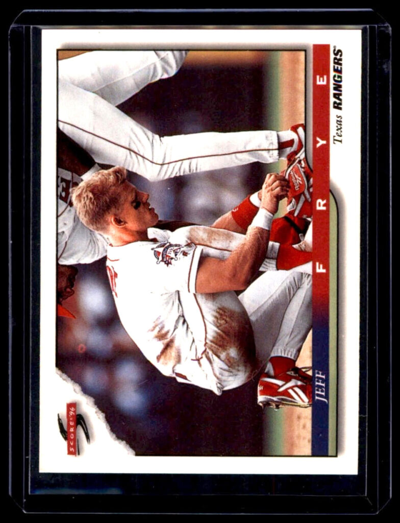 1996 Score - Jeff Frye #405 Texas Rangers