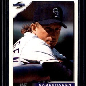 1996 Score - Bret Saberhagen #292 Colorado Rockies