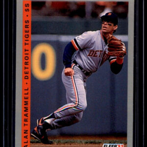 1993 Fleer - Alan Trammell #613 Detroit Tigers