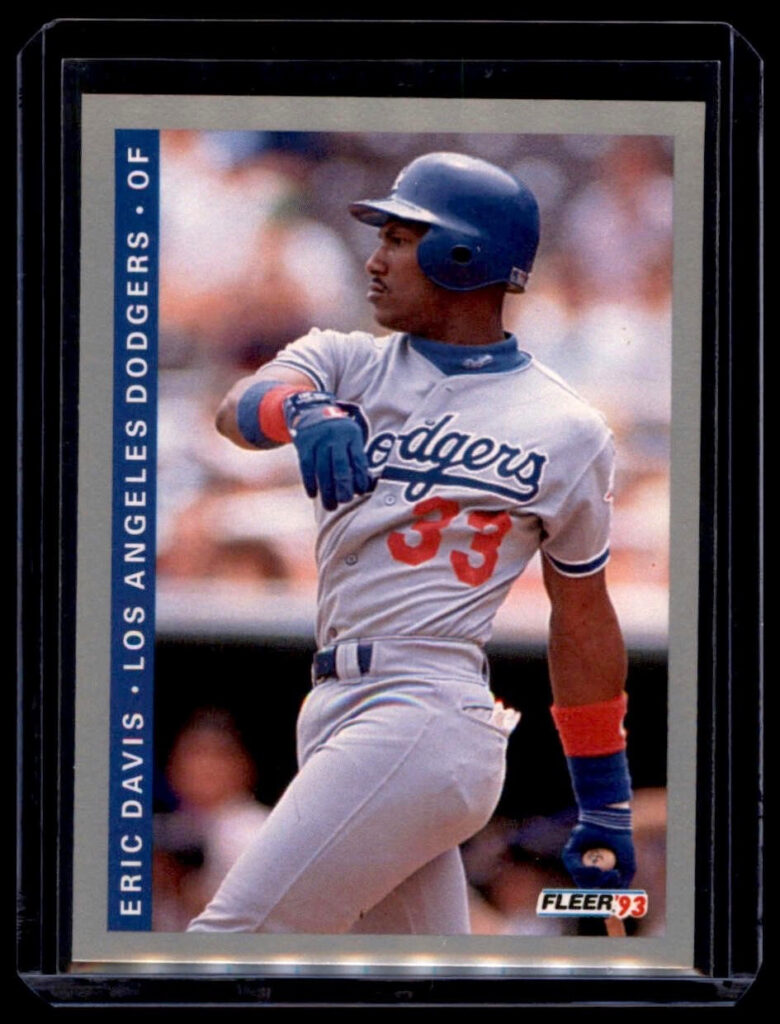 1993 Fleer - Eric Davis #445 Los Angeles Dodgers