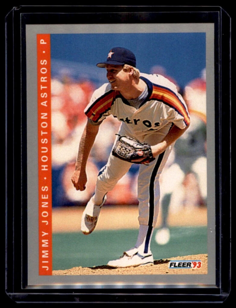 1993 Fleer #437 Jimmy Jones Houston Astros