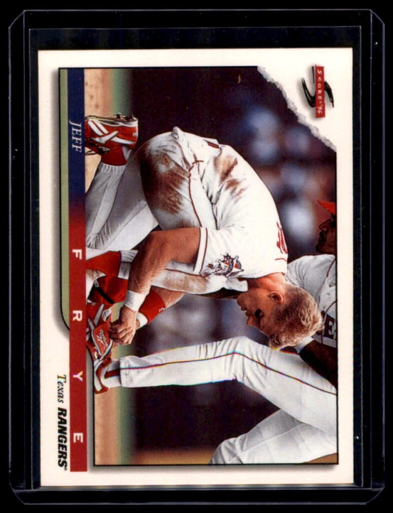 1996 Score - Jeff Frye #405 Texas Rangers