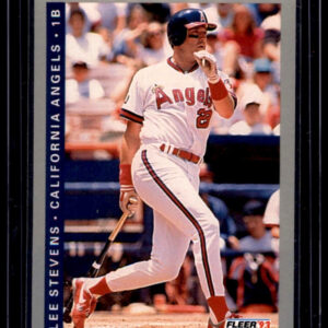 1993 Fleer - Lee Stevens #576 California Angels