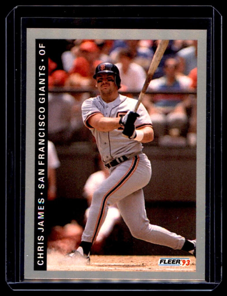 1993 Fleer - Chris James #531 San Francisco Giants