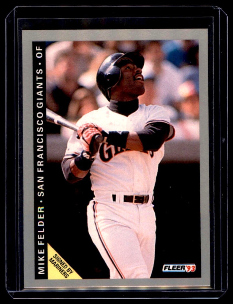1993 Fleer - Mike Felder #529 San Francisco Giants