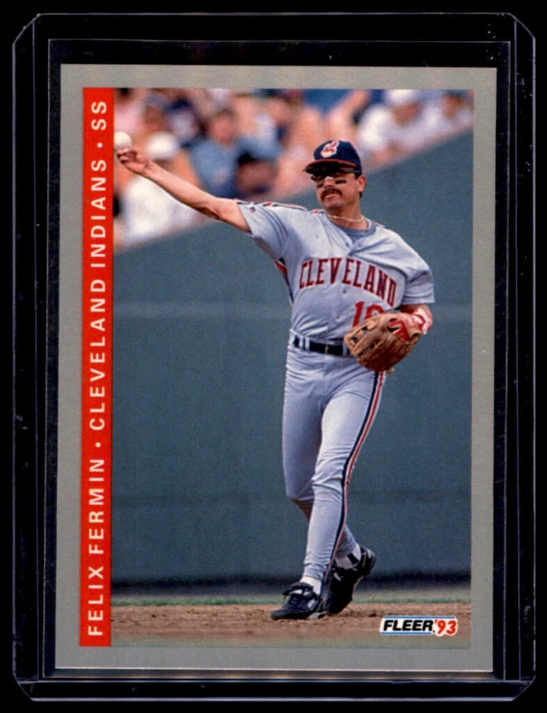 1992 Fleer - Felix Fermin #109 Cleveland Indians