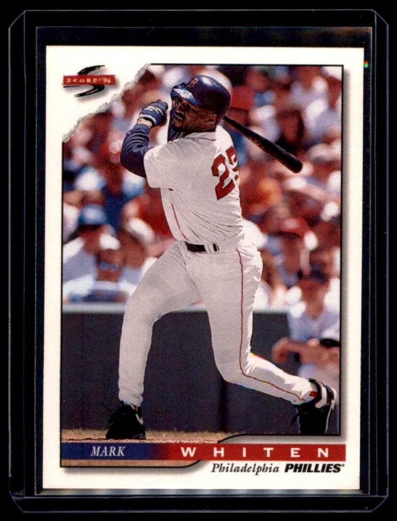 1996 Score - Mark Whiten #387 Philadelphia Phillies