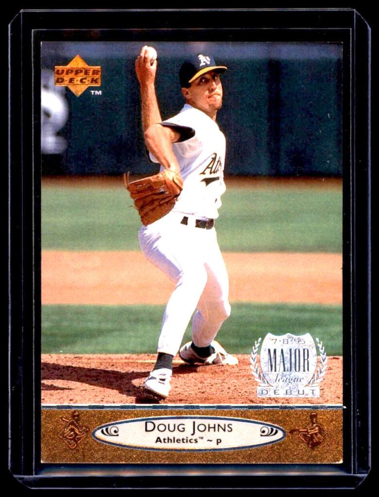 1996 Upper Deck - Major League Debut Doug Johns #163 (RC) Oakland Athletics