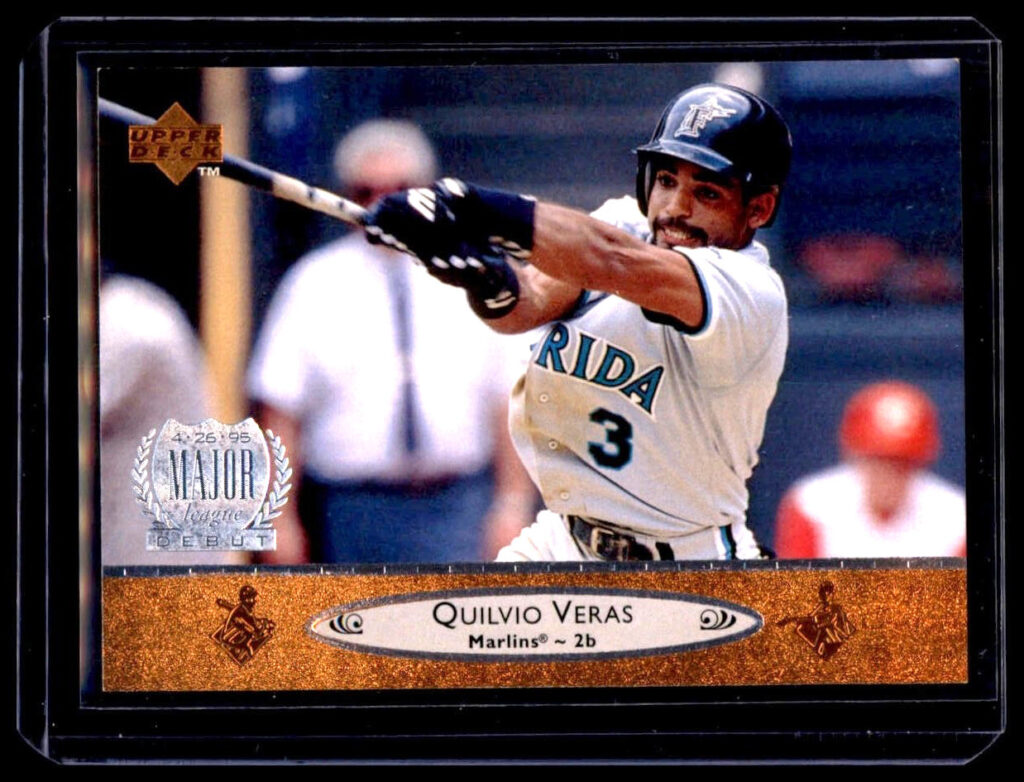 1996 Upper Deck - Major League Debut Quilvio Veras #74 Florida Marlins