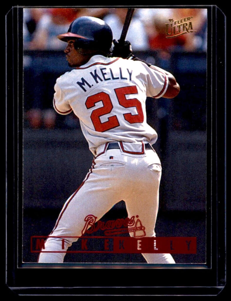 1995 Fleer Ultra - Mike Kelly #348 Atlanta Braves