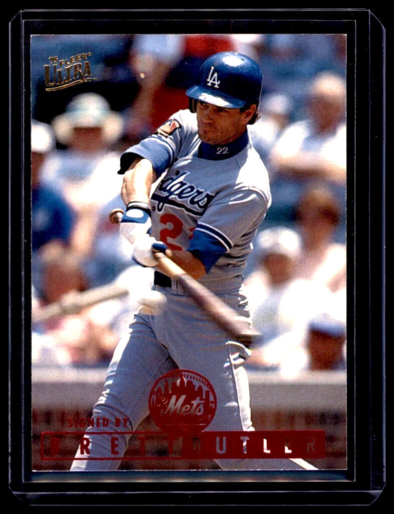 1995 Fleer Ultra - Brett Butler #394 Los Angeles Dodgers Baseball Card