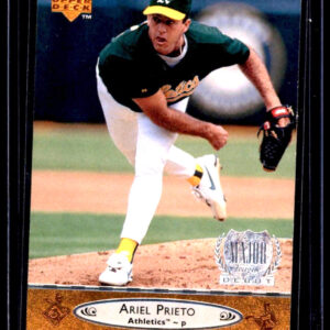 1996 Upper Deck - Major League Debut Ariel Prieto #164  Oakland Athletics