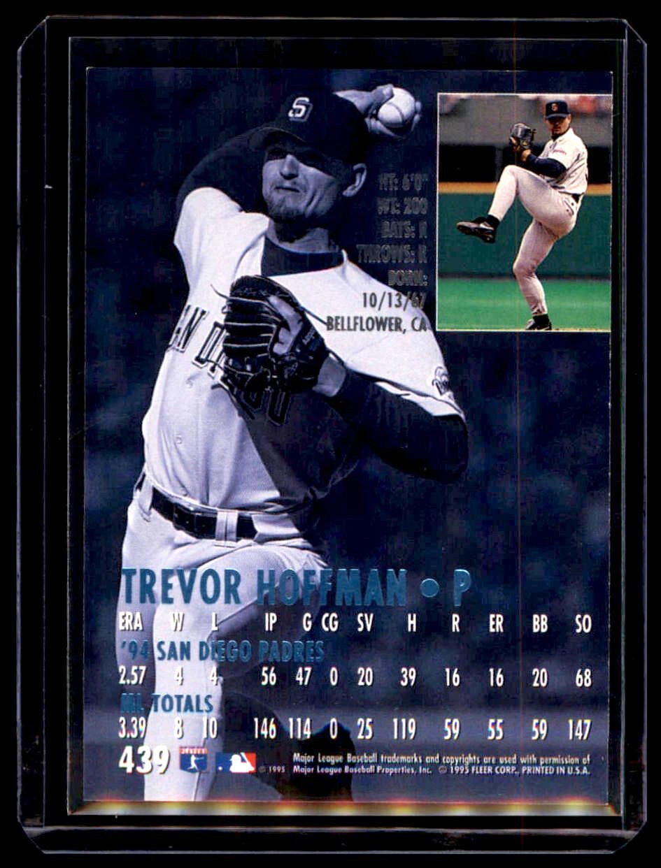 1995 Fleer Ultra - Trevor Hoffman #439 San Diego Padres - Image 2