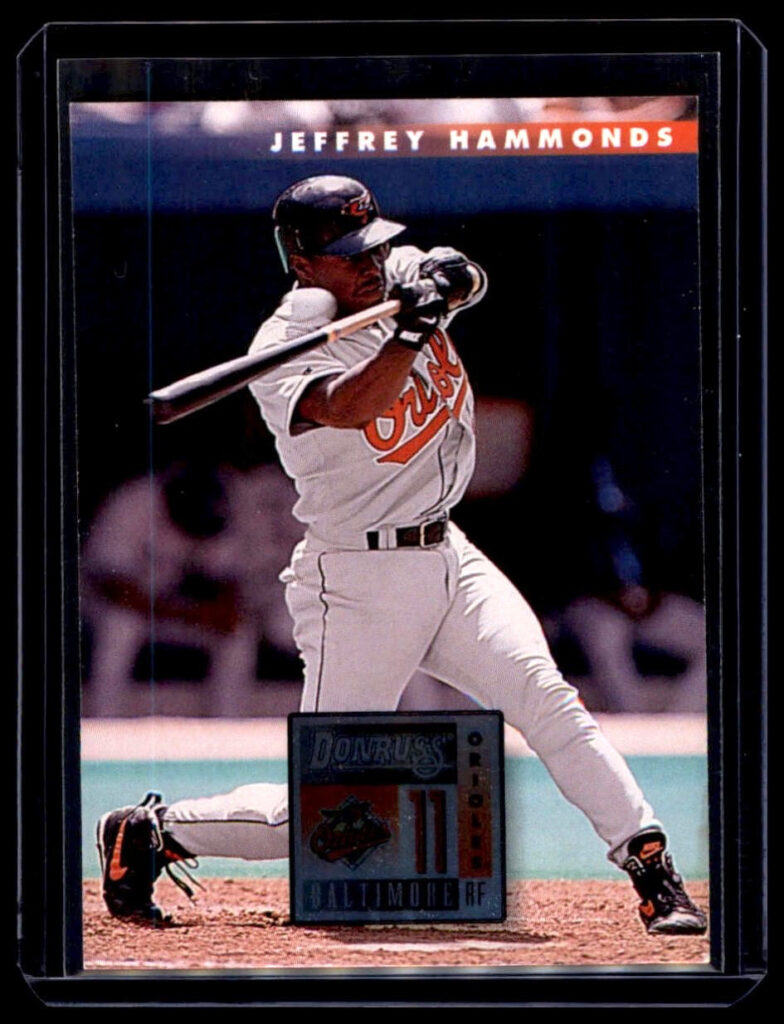 1996 Donruss - Jeffrey Hammonds #372 Baltimore Orioles