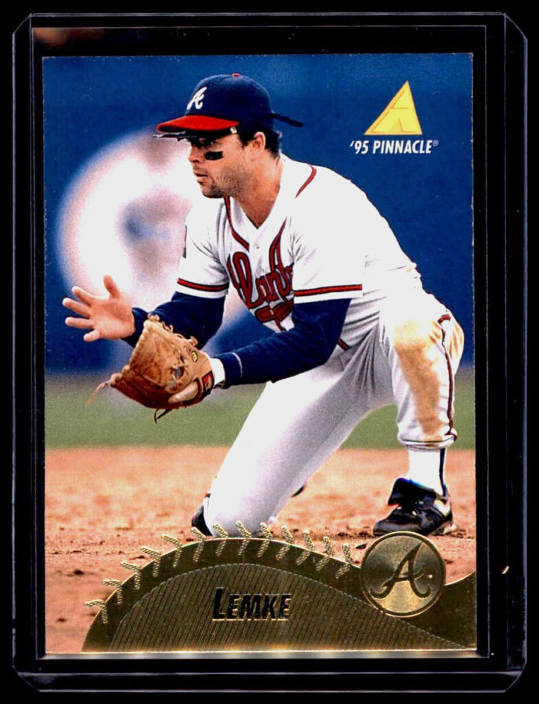 1995 Pinnacle - Mark Lemke #126 Atlanta Braves