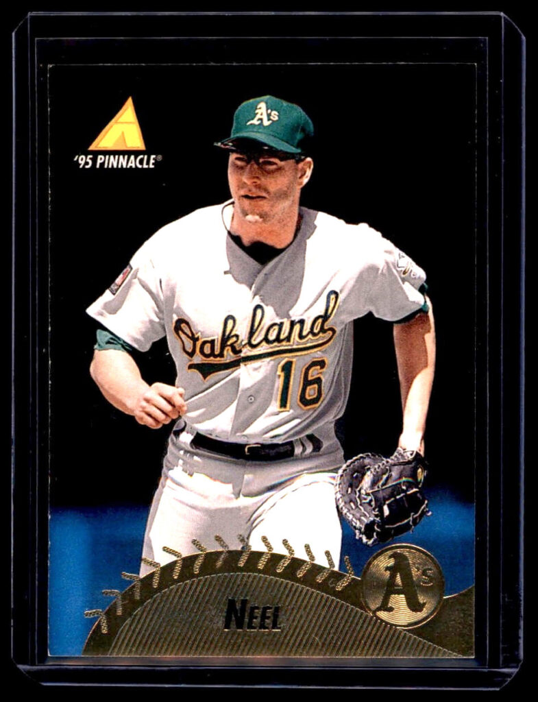 1995 Pinnacle - Troy Neel #81 Oakland Athletics