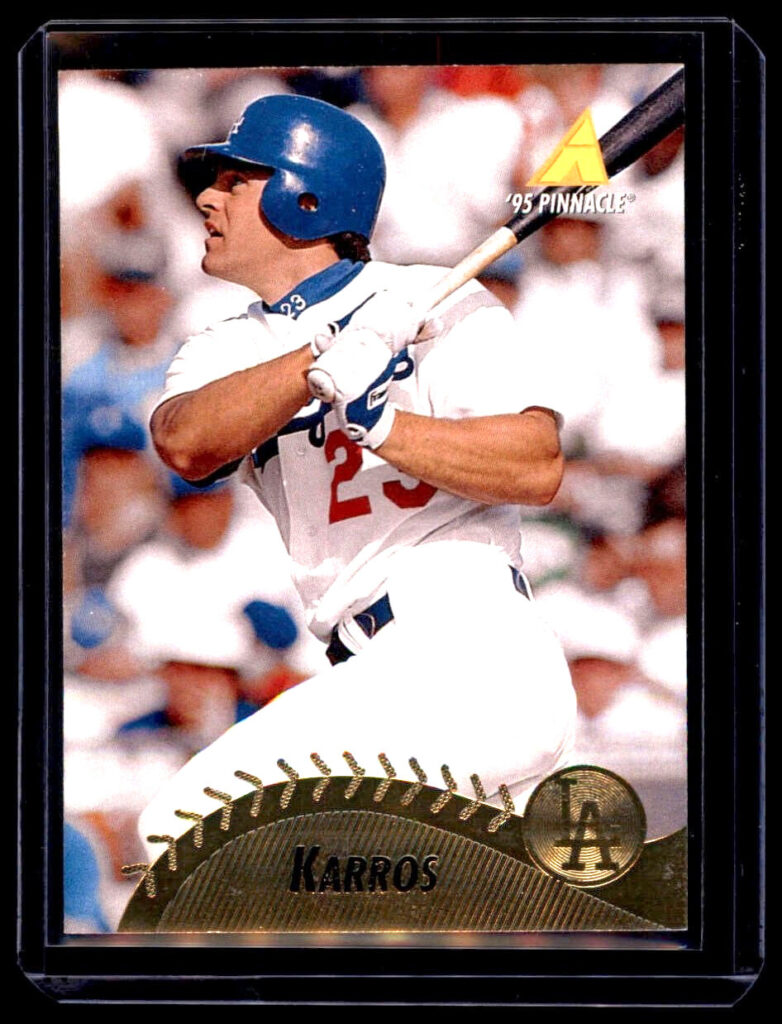 1995 Pinnacle - Eric Karros #7 Los Angeles Dodgers
