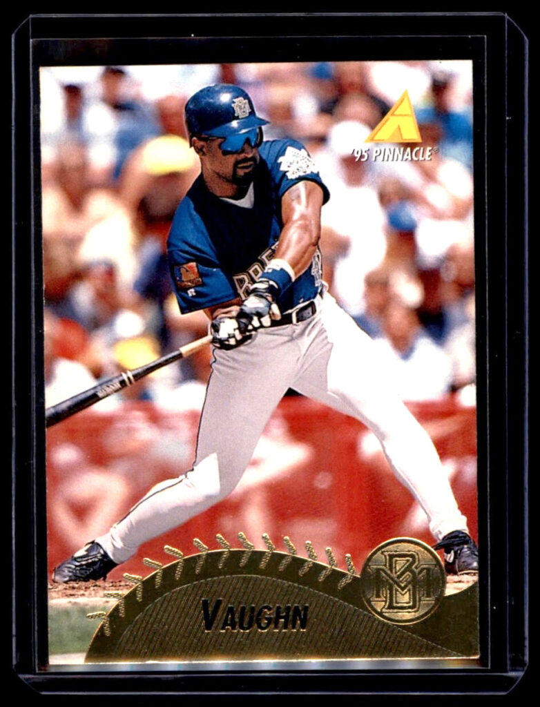 1995 Pinnacle - Greg Vaughn #110 Milwaukee Brewers