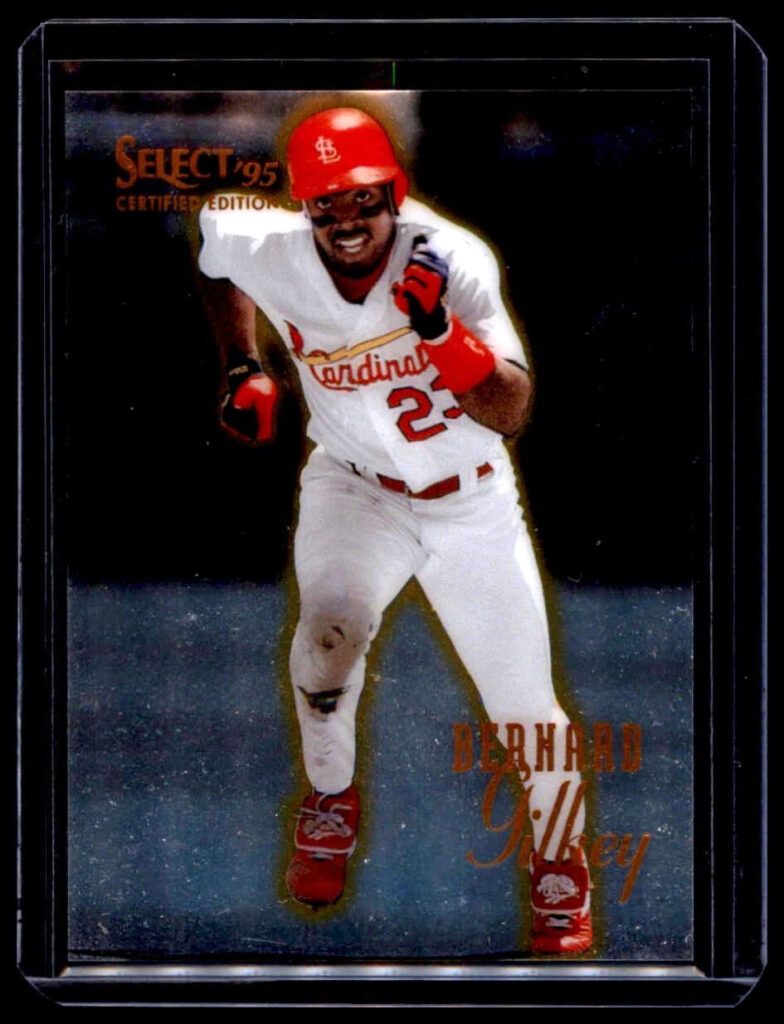 1995 Select Certified Edition - Bernard Gilkey #15 St. Louis Cardinals