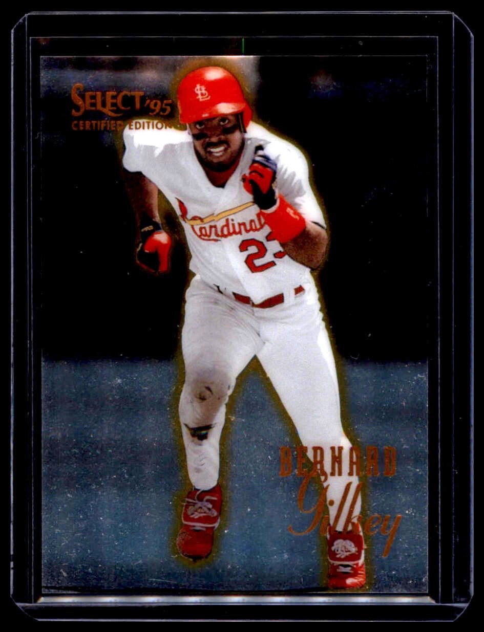 1995 Select Certified Edition - Bernard Gilkey #15 St. Louis Cardinals