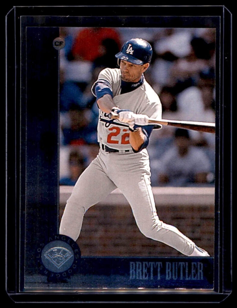 1996 Leaf - Brett Butler #180 Los Angeles Dodgers