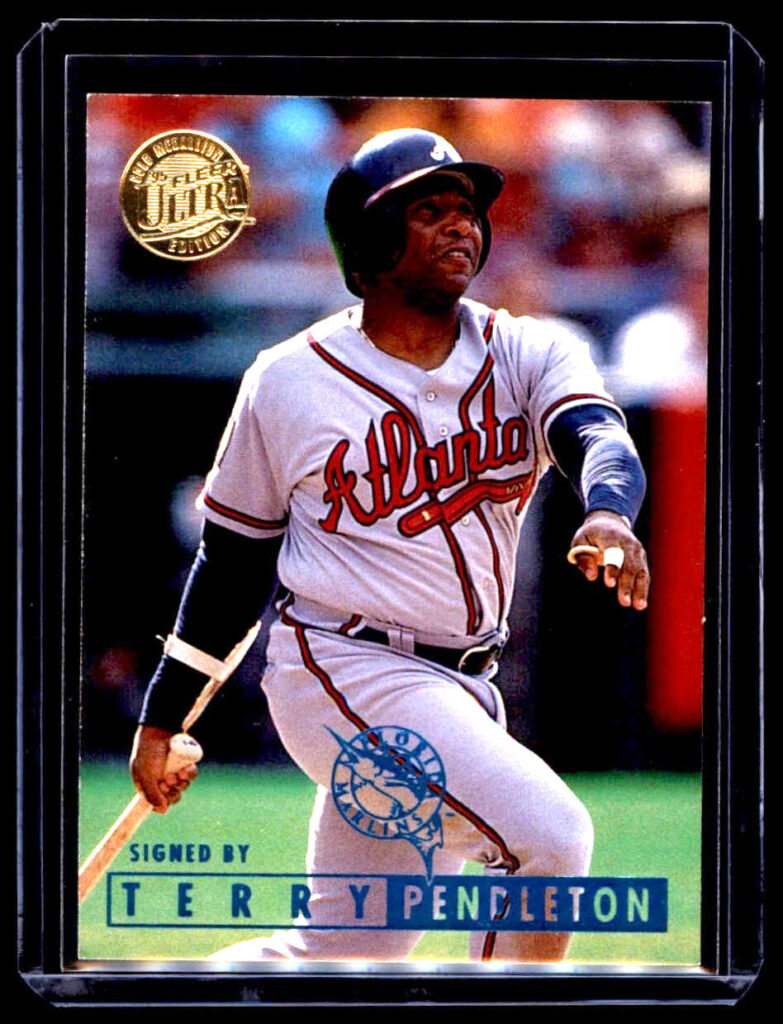 1995 Fleer Ultra - Terry Pendleton #353 Atlanta Braves