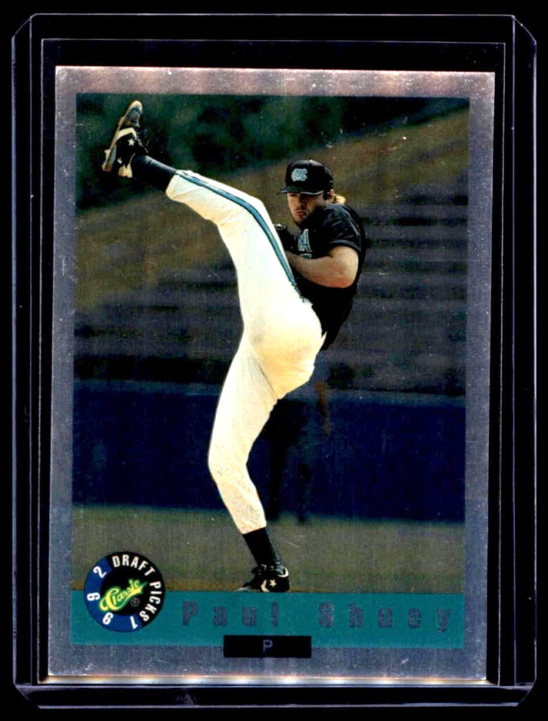 1992 Classic Draft Picks - Foil Bonus Paul Shuey #BC2 North Carolina Tar Heels