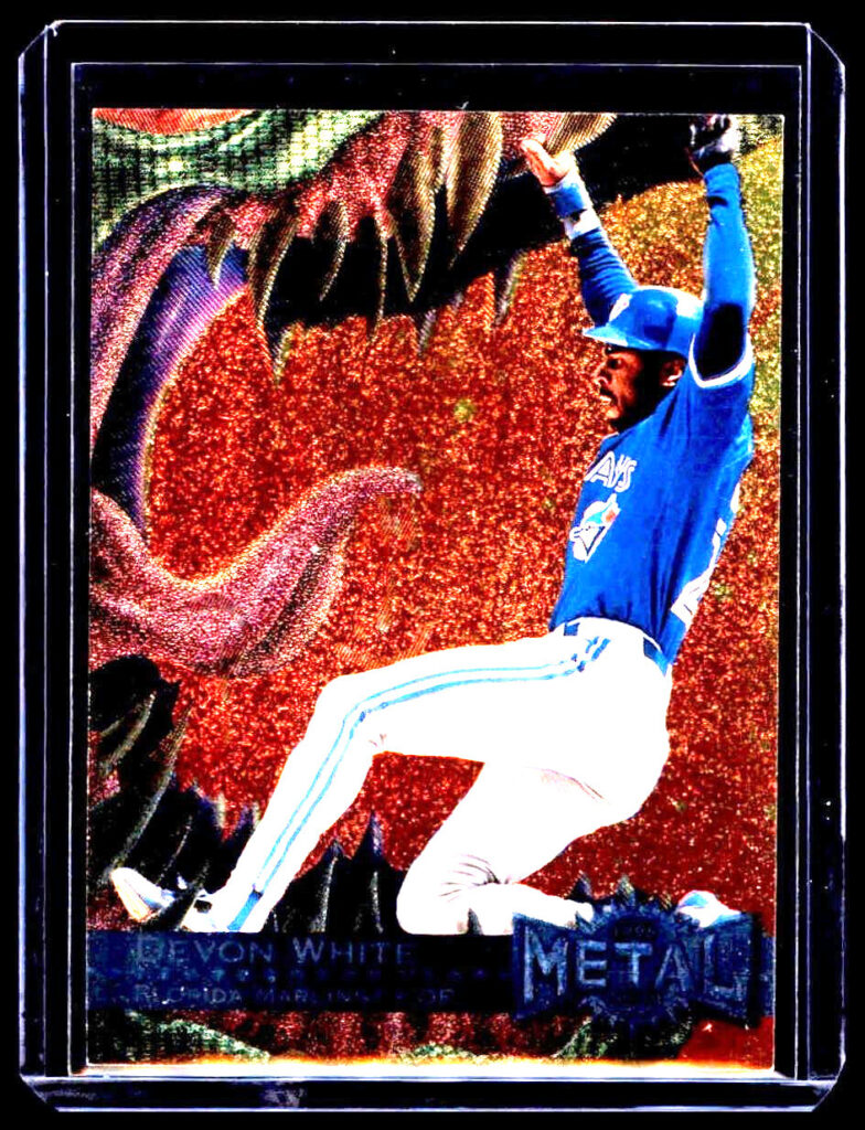 1996 Fleer Metal Universe - Devon White #171 Florida Marlins