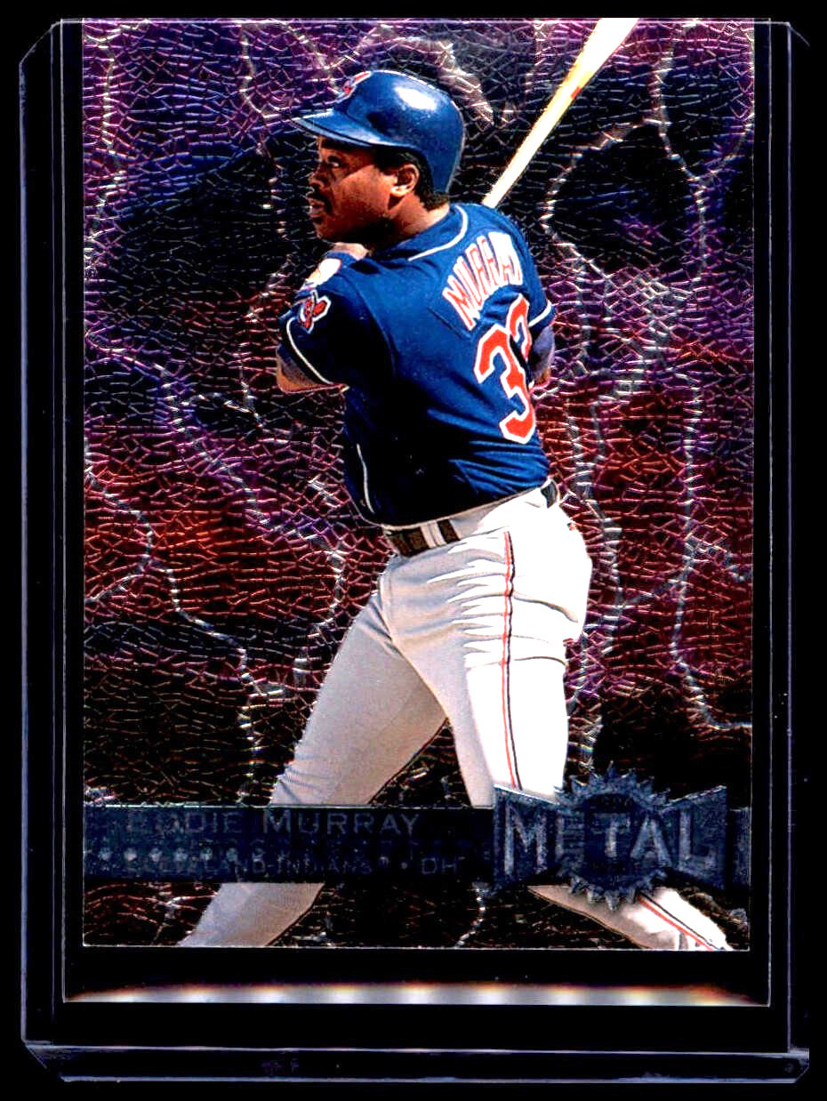 1996 Fleer Metal Universe - Eddie Murray #50 Cleveland Indians