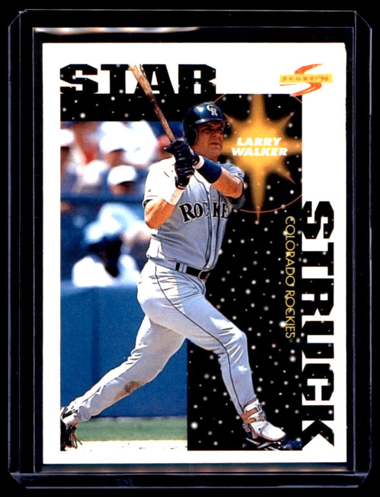 1996 Score - Star Struck Larry Walker #374 Larry Walker