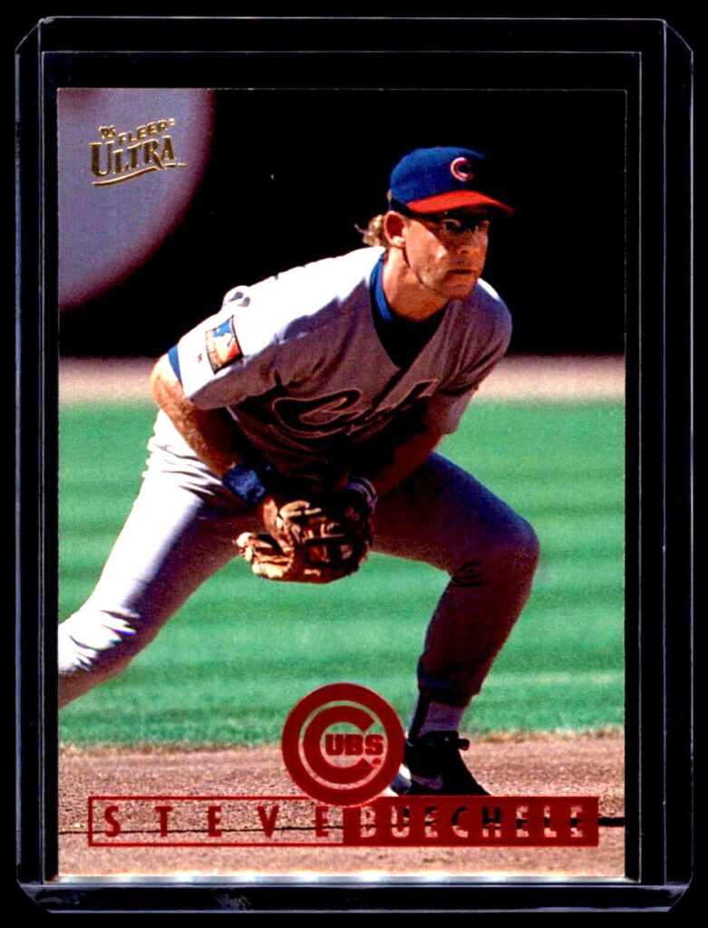 Steve Buechele 1995 Fleer Ultra Card #135 Chicago Cubs