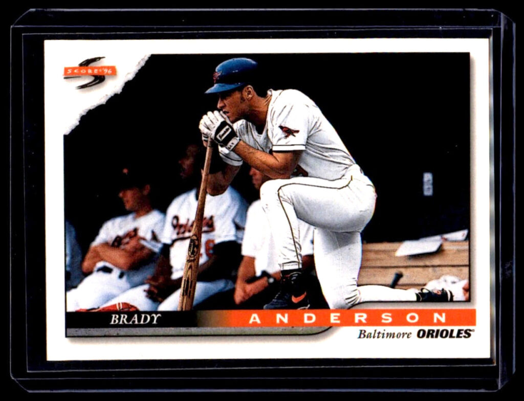 1996 Score - Brady Anderson #331 Baltimore Orioles