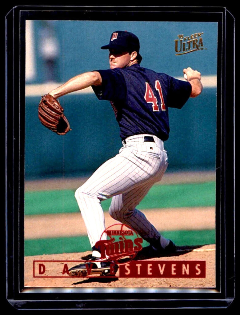 1995 Fleer Ultra - Dave Stevens #77 Minnesota Twins