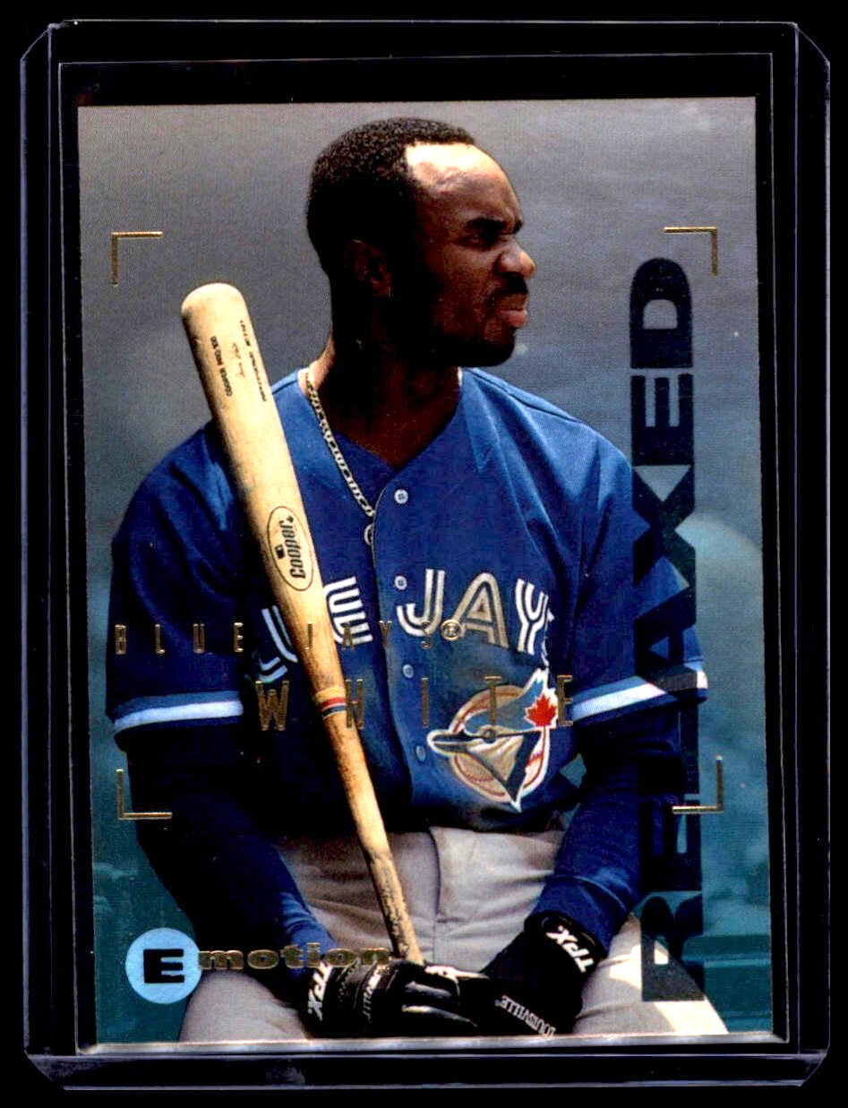 1995 Skybox Emotion - Devon White #98 Toronto Blue Jays