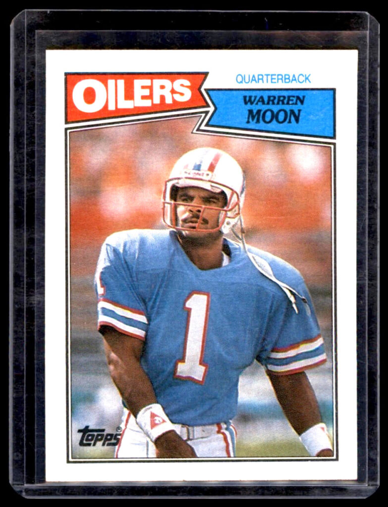 1987 Topps - Warren Moon #307 Houston Oilers