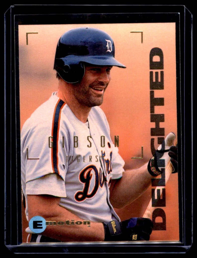 1995 Skybox Emotion - Kirk Gibson #44  Detroit Tigers