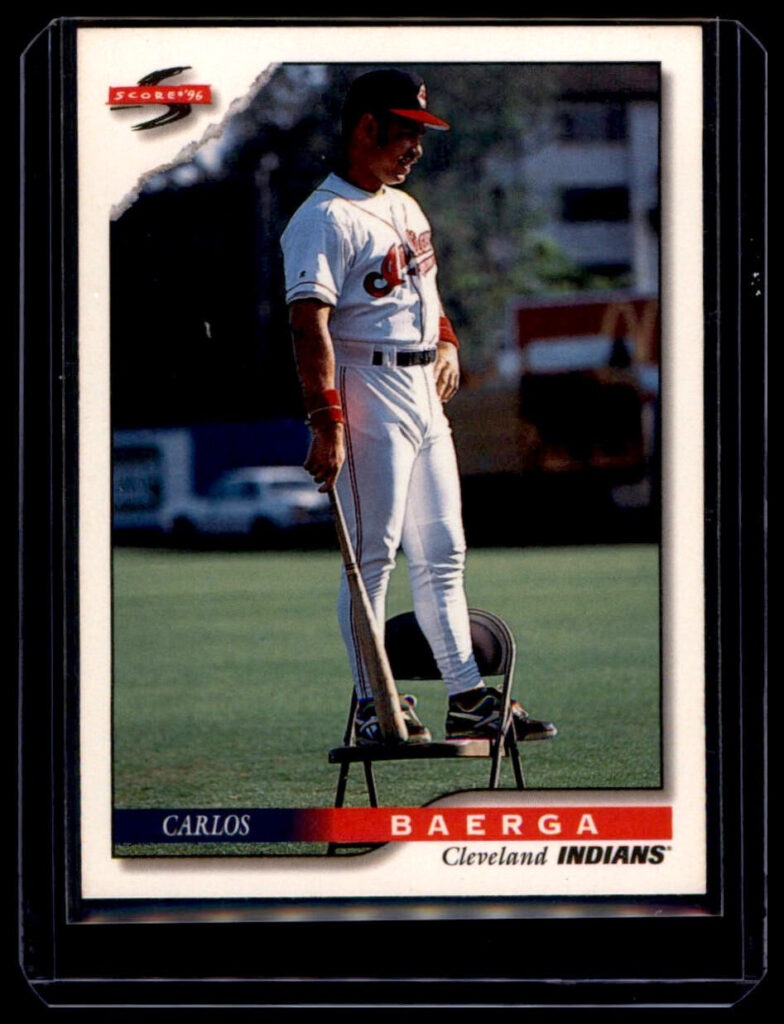 1996 Score - Carlos Baerga #15 Cleveland Indians