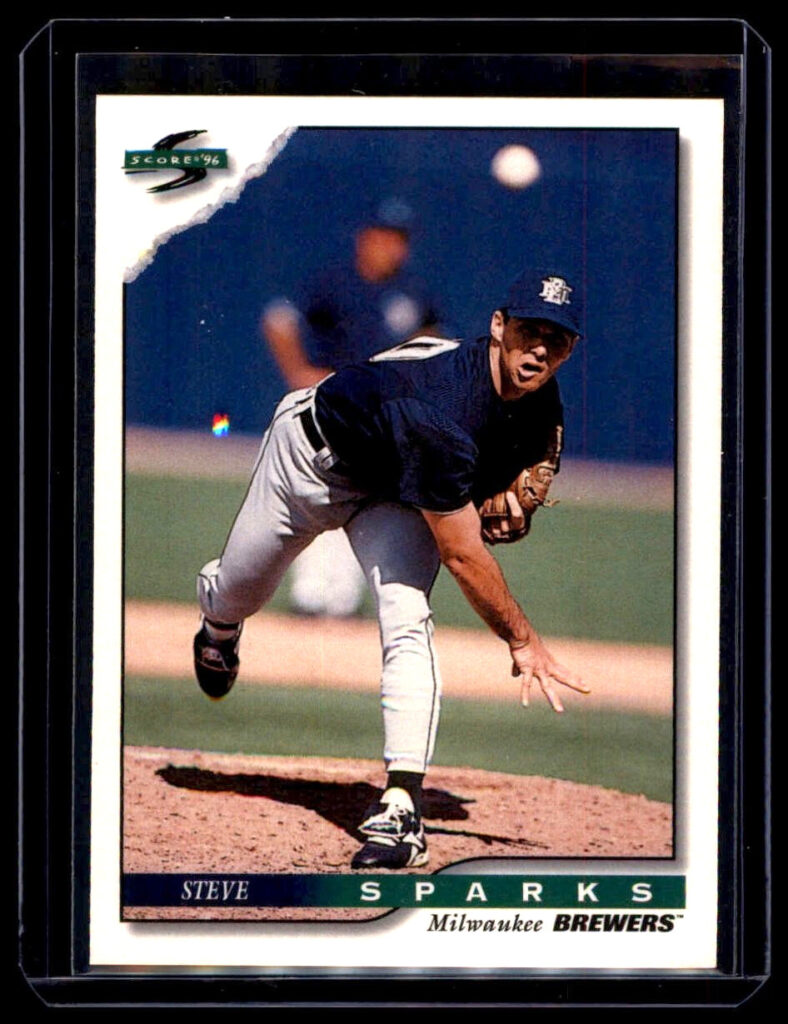 1996 Score - Steve Sparks #474 Milwaukee Brewers