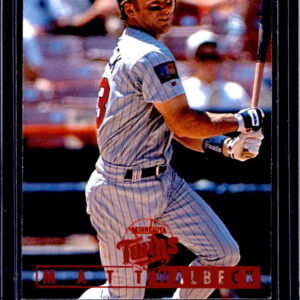 1995 Fleer Ultra - Matt Walbeck #79 Minnesota Twins
