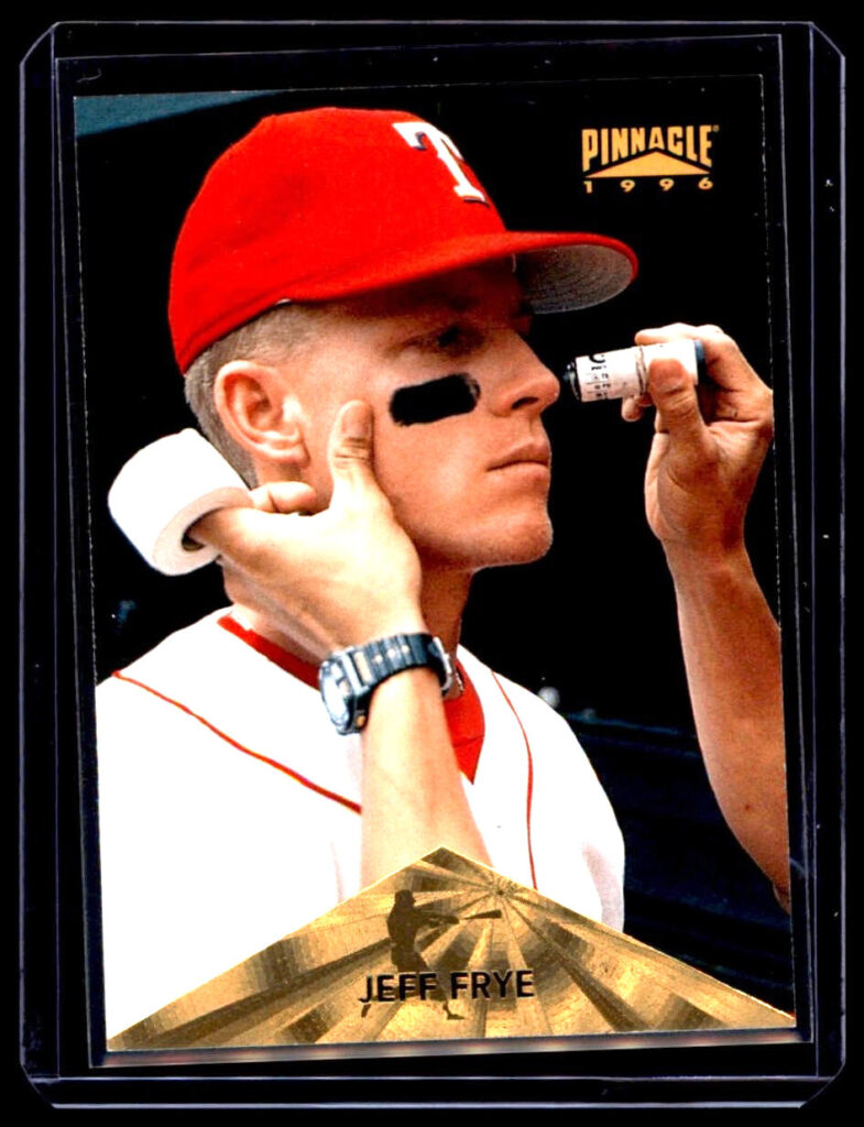 1996 Pinnacle - Jeff Frye #13 Texas Rangers