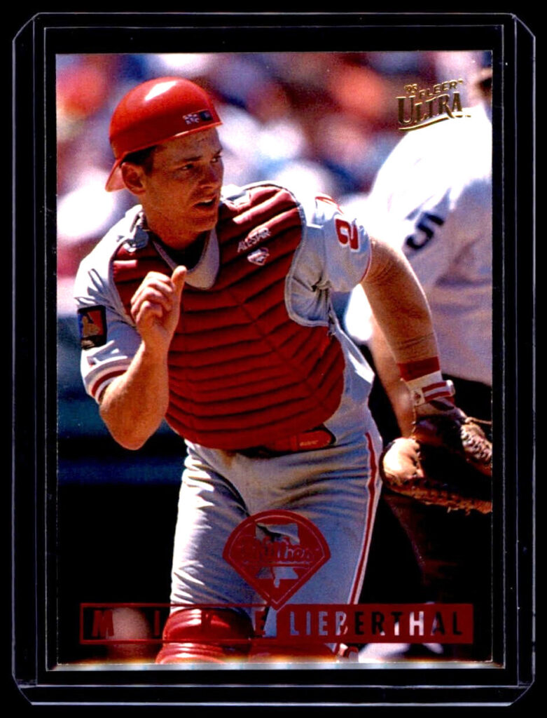 1995 Fleer Ultra - Mike Lieberthal #206 Philadelphia Phillies