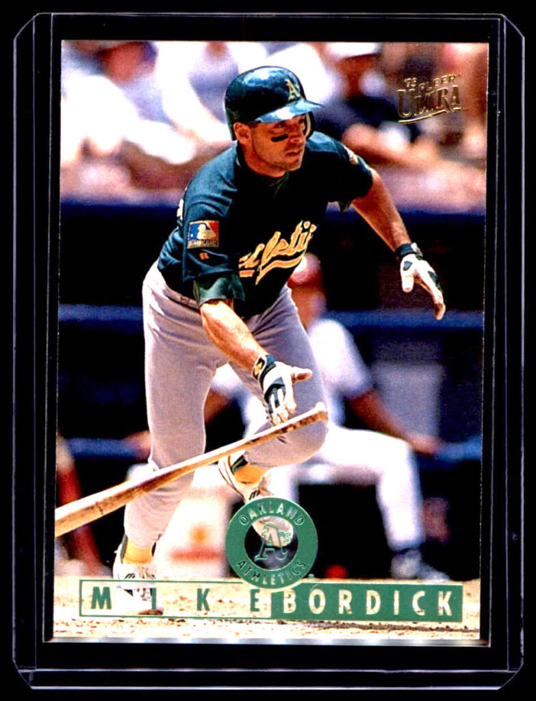 1995 Fleer Ultra - Mike Bordick #91 Oakland Athletics