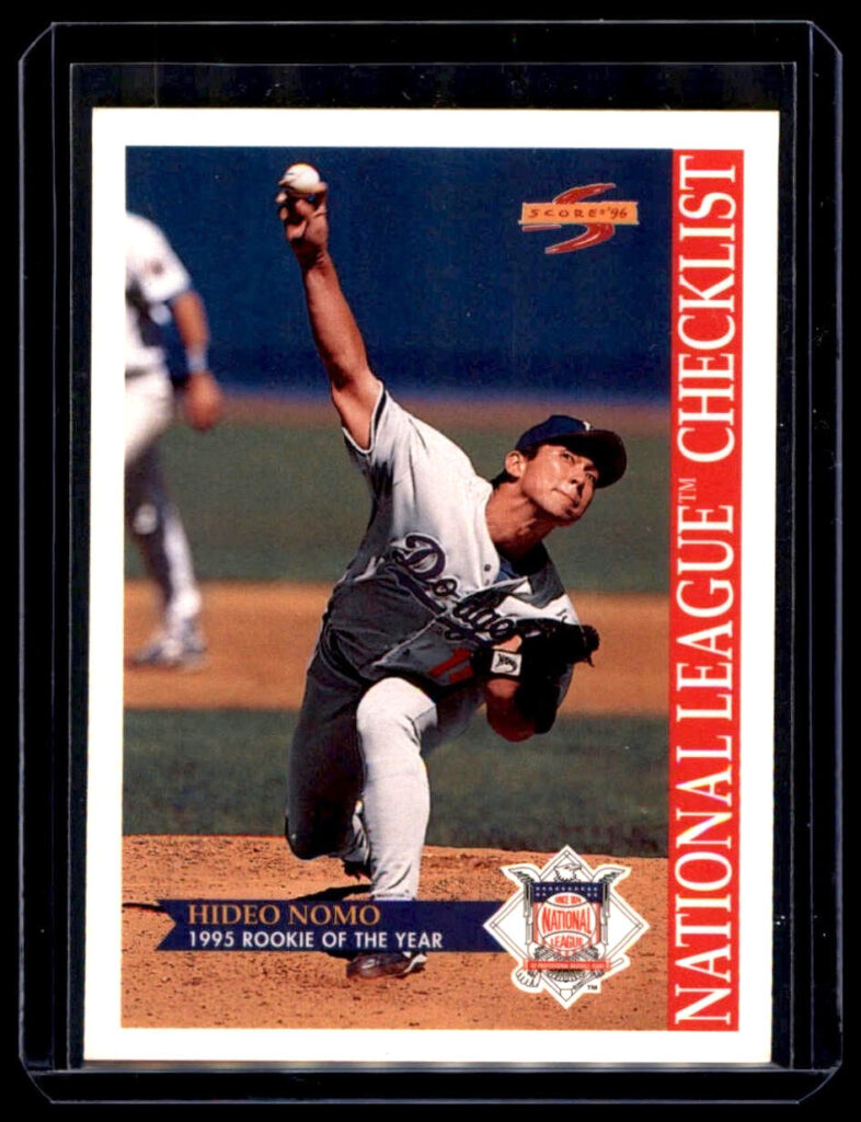 1996 Score - National League Checklist Hideo Nomo #514