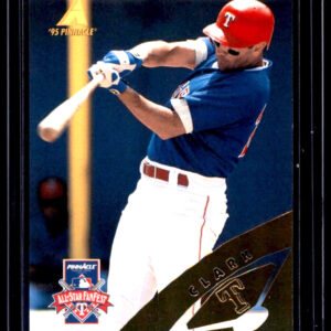 1995 Pinnacle - Will Clark  Numbered Card #8 of 30 Texas Rangers